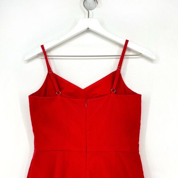 BANANA REPUBLIC Women 4 Dress Red Stretch Cami Sheath Cocktail Sleeveless NEW - Picture 8 of 8